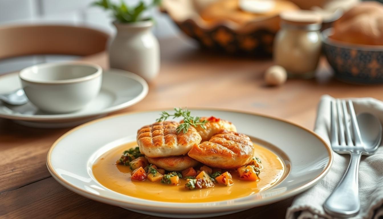 Ingredients prepared for a simple home dinner