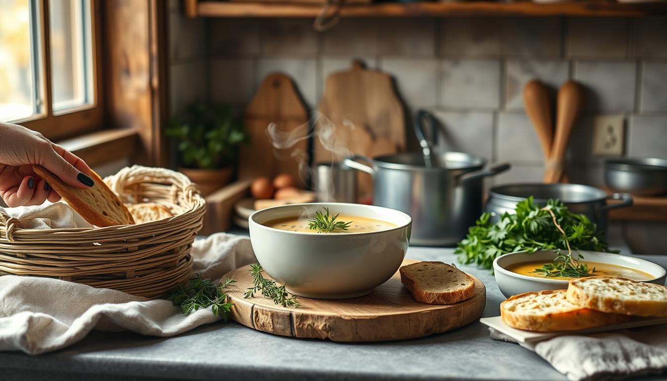 Freshly baked homemade cake in a kitchen setting