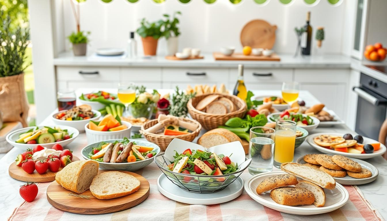 Home cook preparing ingredients in the kitchen